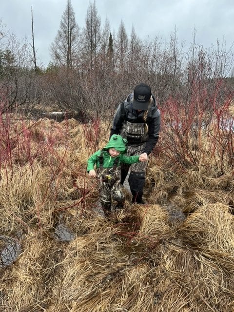 catching minnows in a trap