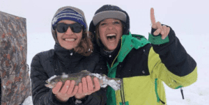 finding friends outdoors