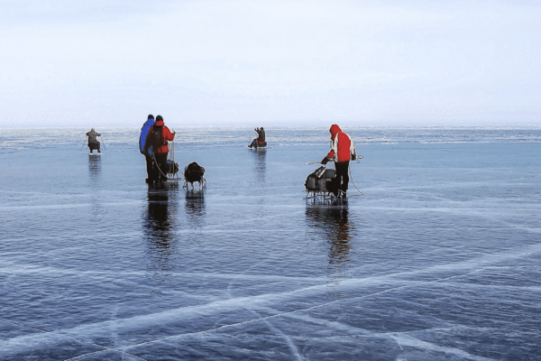 ice fishing