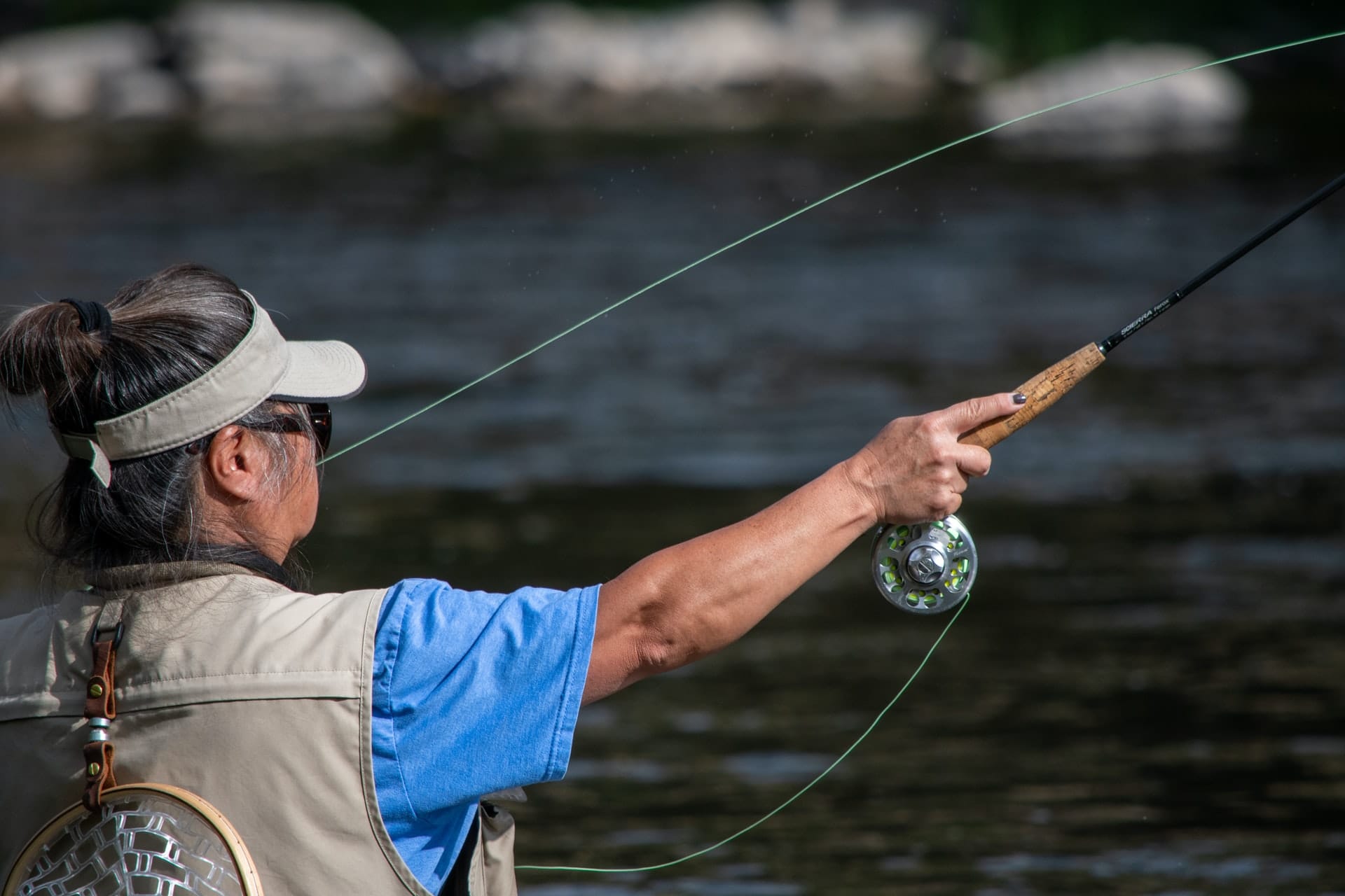 Women Perfect Fishing Skills during weekend-long Women's Fishing Workshops