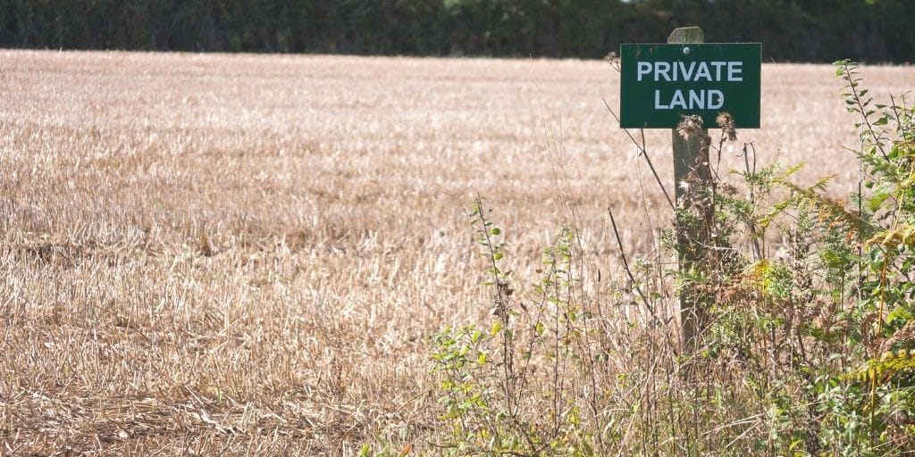 private land
