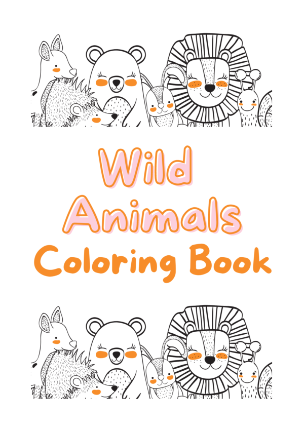 amazon wild animals coloring book