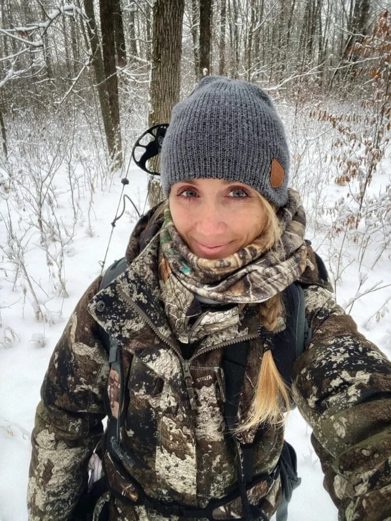 wearing makeup in the outdoors