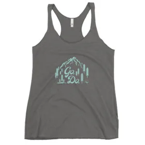 Outdoor Shirts for Women: Racerback Tank with Go Do
