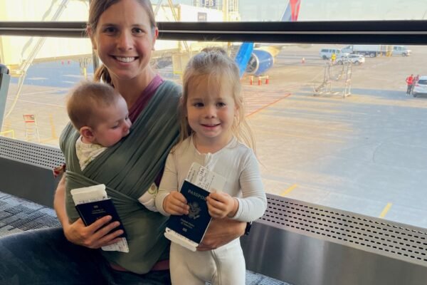 traveling with a toddler on a plane