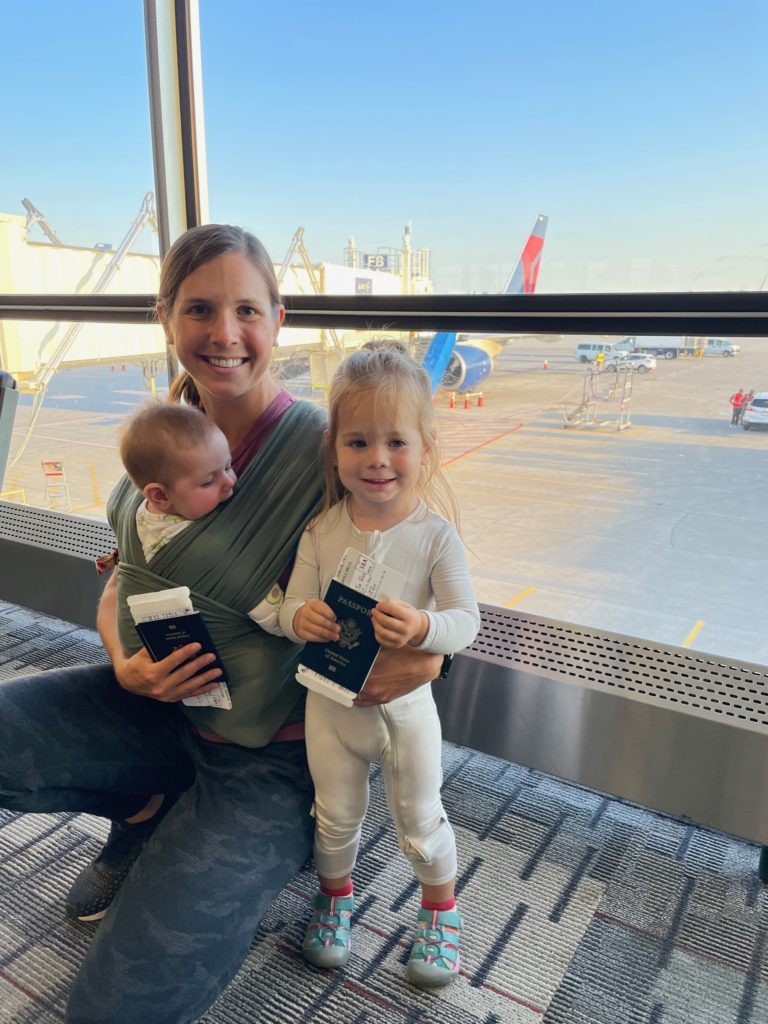 traveling with a toddler on a plane