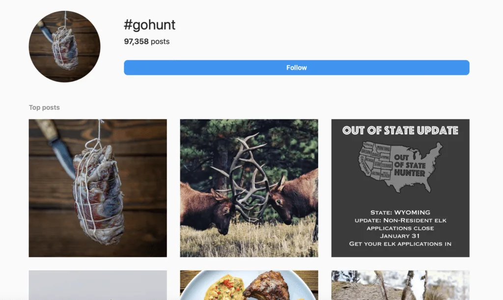 Hunting Hashtags