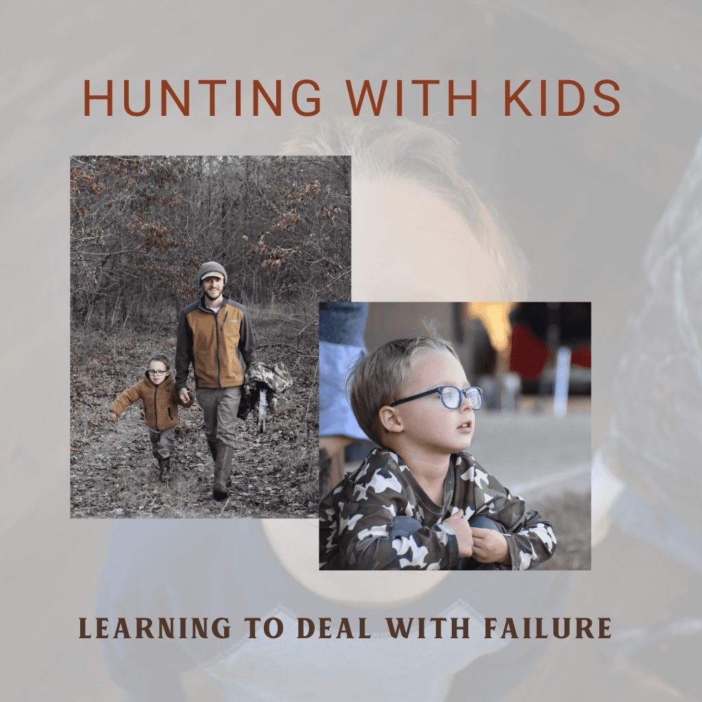 Chasser avec les enfants - Apprendre à gérer l'échec