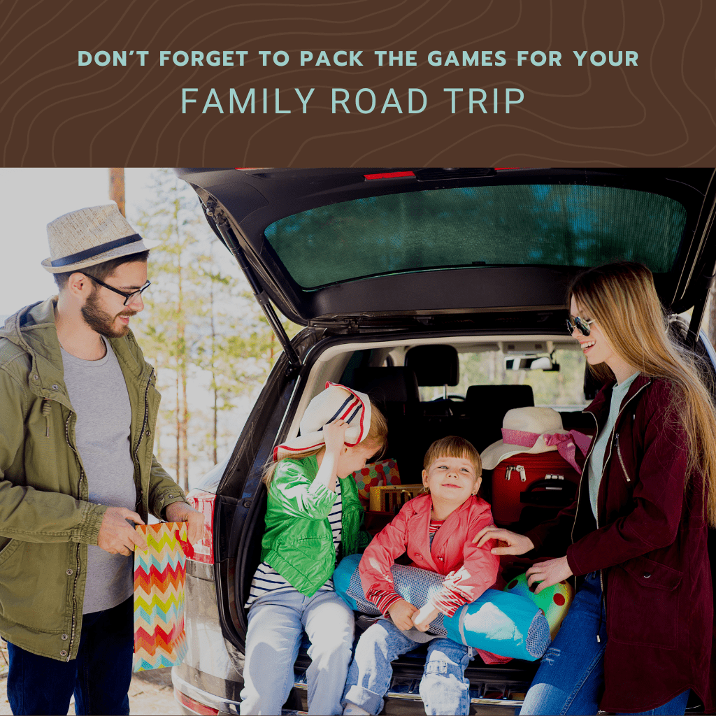 N'oubliez pas d'emporter les jeux pour votre road trip en famille