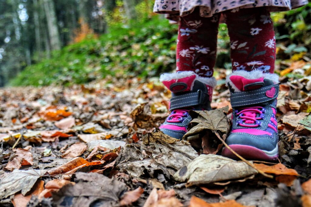 kids camping boots and gear