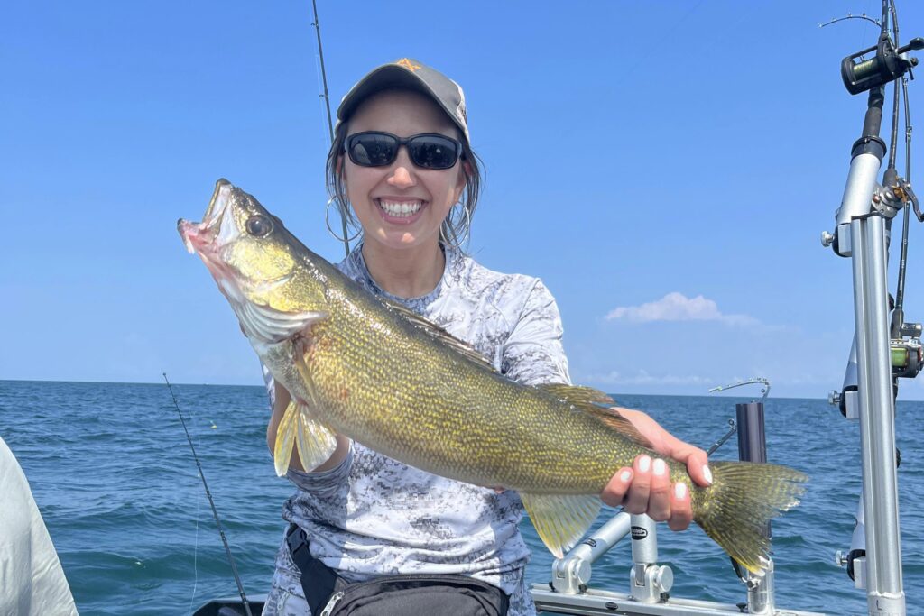 Lake Erie Walleye Fishing and Walleye Piccata Recipe
