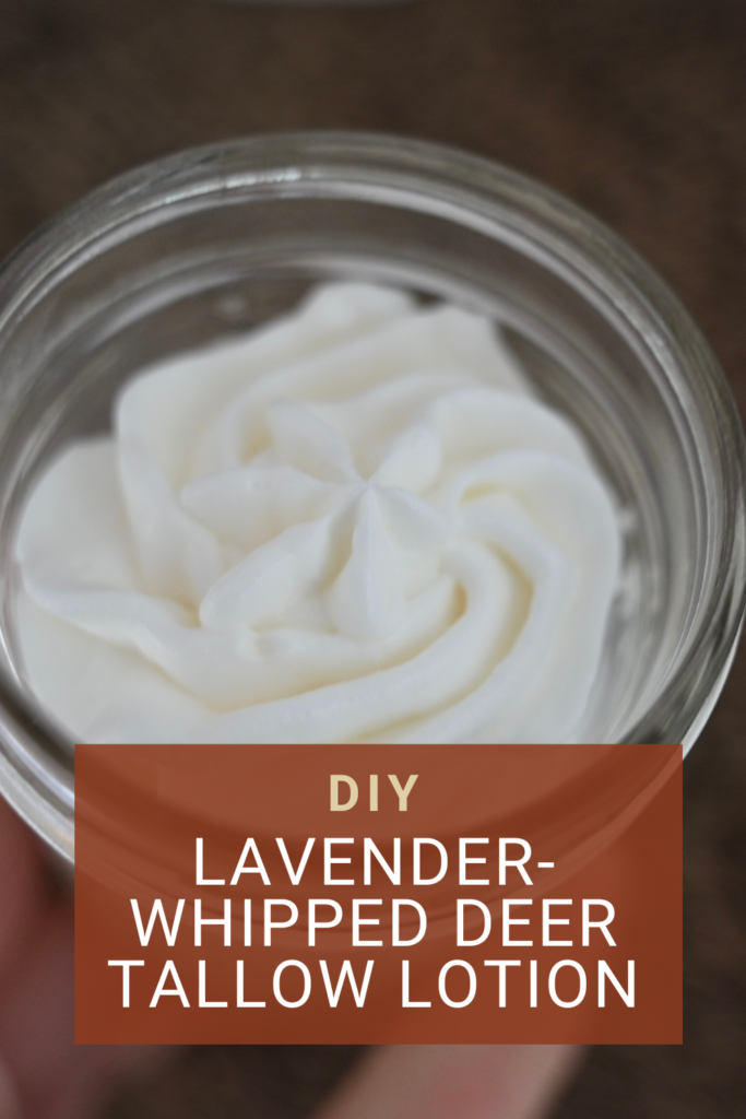 DIY:: Lavender-Whipped Deer Tallow Lotion