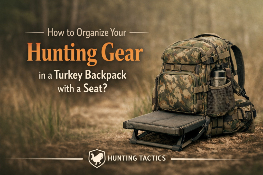 How to Organize Your Hunting Gear in a Turkey Backpack with a Seat?